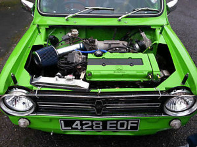 green mini engine